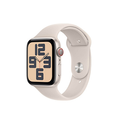 Apple Watch SE 44 mm (GPS+Cellular) Sportarmband ML  polarstern