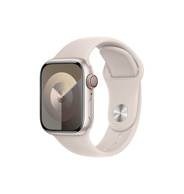 Apple Watch Series 9 41 mm Aluminium (GPS+Cellular) Sportarmband ML  polarstern