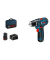 BOSCH Professional GSR 12V-15 Akku-Bohrschrauber 12,0 V, mit 2 Akkus