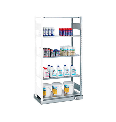 SCHULTE Anbauregal MULTIplus 150 14945 silber 100,0 x 50,0 x 200,0 cm SCHULTE Anbauregal MULTIplus 150 14945 silber 100,0 x 50,0 x 200,0 cm