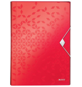 F&auml;chermappe WOW 4589-00-26, rot, A4, 6 F&auml;cher