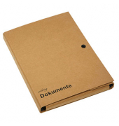 Ringbuch Pur mit Schriftzug "wichtige Dokumente" 30500-11, A4 2 Ringe 26mm Ring-&Oslash; Karton braun