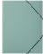 Eckspannmappe Pastell eco 21609-18, A4 minze Polypropylen, mit 3 Einschlagklappen