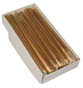 Kerzen 82654 gold 250x22mm (HxØ) ca. 7 Stunden Brenndauer