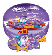 Weihnachtsteller Schokolade