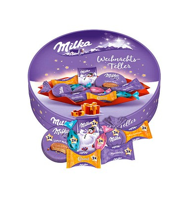 Weihnachtsteller Schokolade