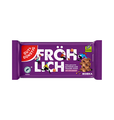 GUT&GÜNSTIG FRÖHLICH Schokolade 100,0 g GUT&GÜNSTIG FRÖHLICH Schokolade 100,0 g