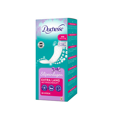 Slipeinlagen Extra Lang mit Duft, Slipeinlagen Slipeinlagen Extra Lang mit Duft, Slipeinlagen
