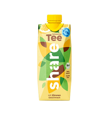 share Schwarzer Tee Bio-Eistee 0,5 l