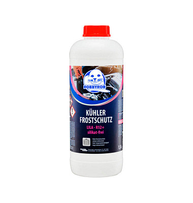ROBBYROB R12, für moderne Aluminiummotoren Kühlerfrostschutz 1,5 l ROBBYROB R12, für moderne Aluminiummotoren Kühlerfrostschutz 1,5 l
