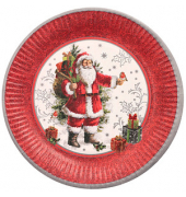 10 PAPSTAR Pappteller HoHoHo Ø 23,0 cm