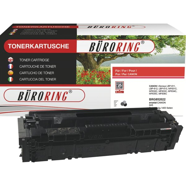 4016058039394 - Toner Cartridge 045 schwarz für Canon LBP-611  612  613 4016058039394 Büroring