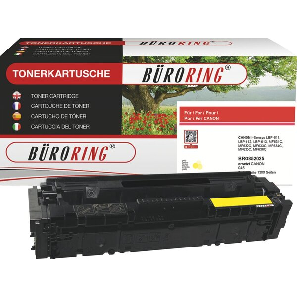 4016058039424 - Toner Cartridge 045 gelb für Canon LBP-611  612  613 4016058039424 Büroring