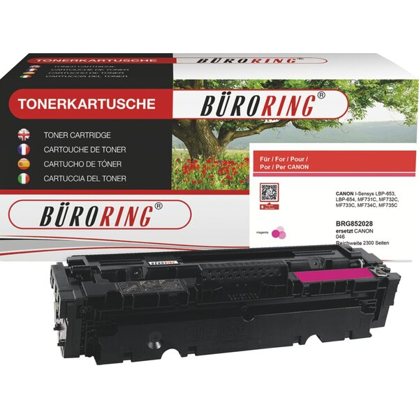 4016058039455 - Toner BRG852028 (kompatibel zu Canon LBP-653) magenta ca 2300 Seiten 4016058039455 Büroring