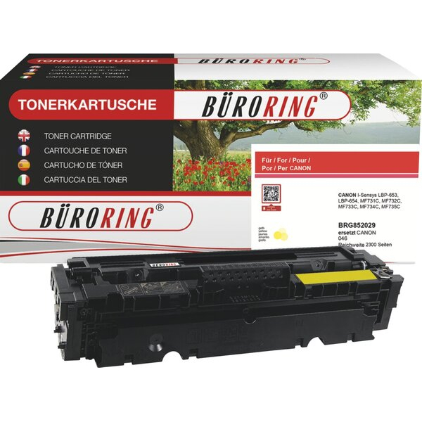 4016058039462 - Toner BRG852029 (kompatibel zu Canon LBP-653) gelb ca 2300 Seiten 4016058039462 Büroring