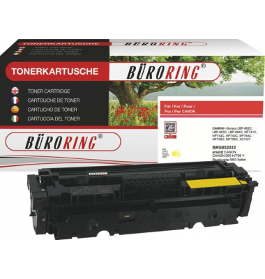 Toner Cartridge 055H gelb für Canon LBP-620640 SerieMF 640 Serie