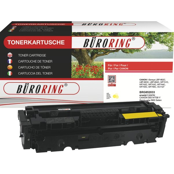 4016058039509 - Toner Clairalfa BRG852033 (kompatibel zu Canon LBP-620640) gelb ca 5900 Seiten 4016058039509 Büroring