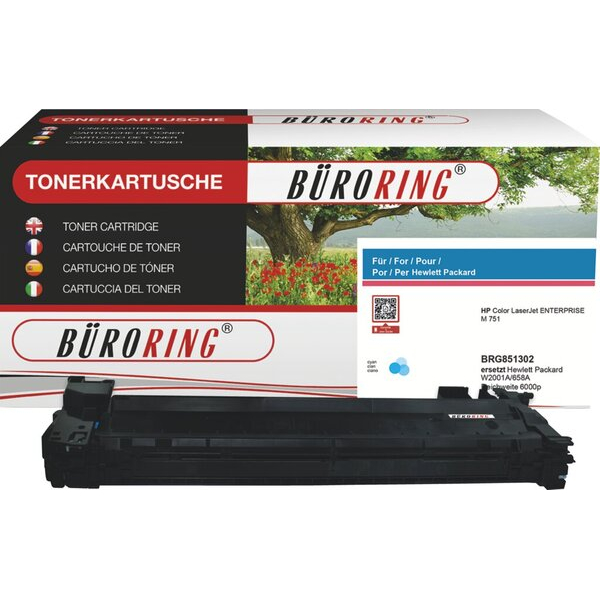 4016058039530 - Toner cyan für HP LaserJet Enterprise M751dn 4016058039530 Büroring