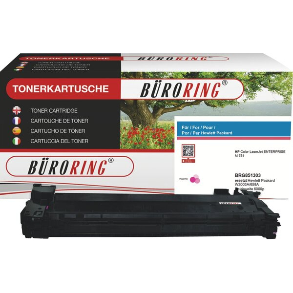 4016058039547 - Toner BRG851303 (kompatibel zu HP Color LaserJet Pro) magenta ca 6000 Seiten 4016058039547 Büroring