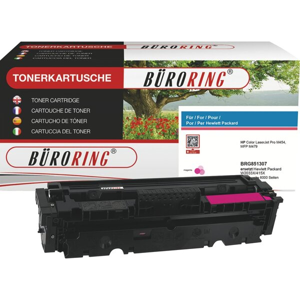 4016058039585 - Toner BRG851307 (kompatibel zu HP Color LaserJet Pro) magenta ca 6000 Seiten 4016058039585 Büroring