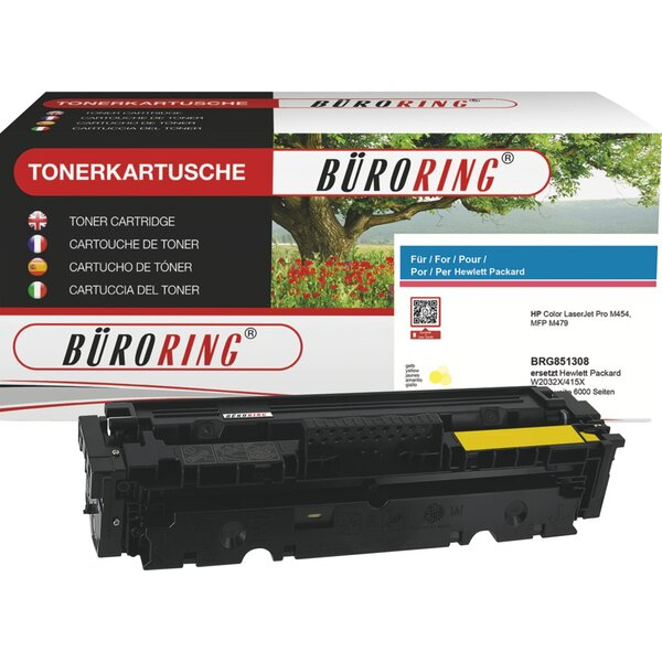 4016058039592 - Toner BRG851308 (kompatibel zu HP Color LaserJet Pro) gelb ca 6000 Seiten 4016058039592 Büroring