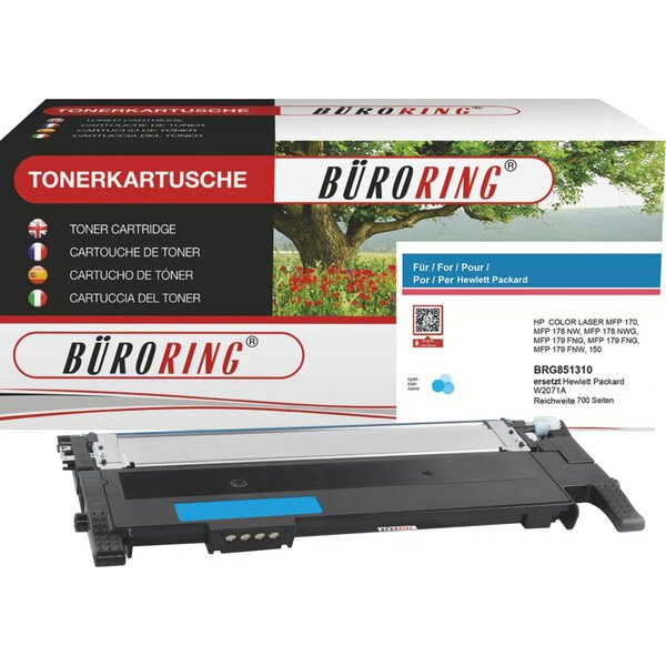 4016058039615 - Toner BRG851310 (kompatibel zu HP Color LaserJet Pro) cyan ca 700 Seiten 4016058039615 Büroring