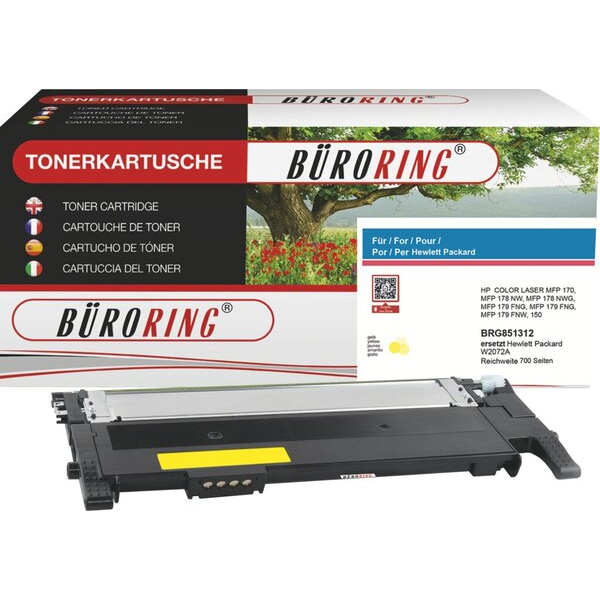 4016058039639 - Toner BRG851312 (kompatibel zu HP Color Laser) gelb ca 700 Seiten 4016058039639 Büroring