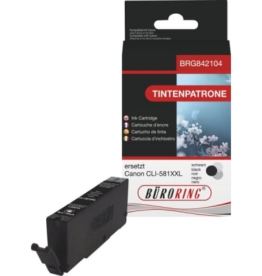 Tintenpatrone schwarz für Canon PIXMA TS6150  6250  8150  8250