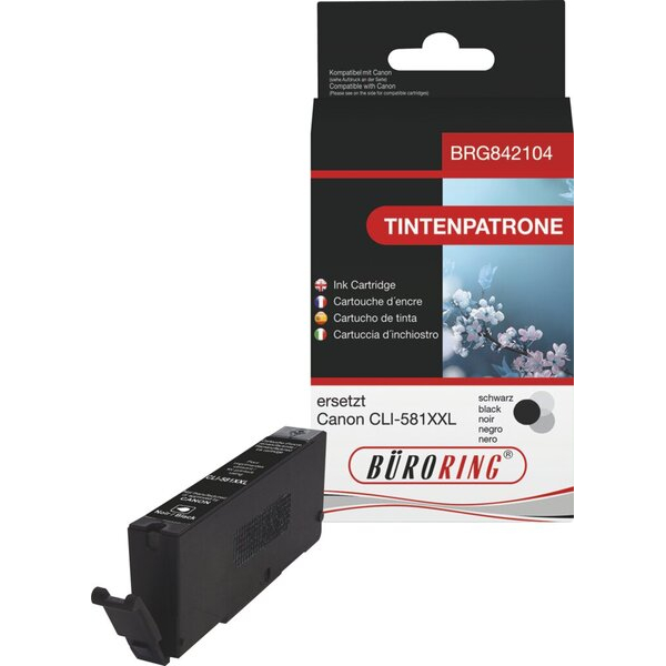 4016058039714 - Tintenpatrone schwarz für Canon PIXMA TS6150  6250  8150  8250 4016058039714 Büroring