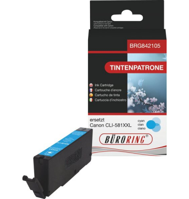 Tintenpatrone cyan für Canon PIXMA TS6150  6250  8150  8250