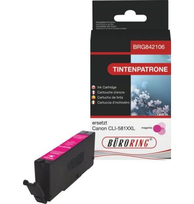 Tintenpatrone magenta für Canon PIXMA TS6150  6250  8150  8250