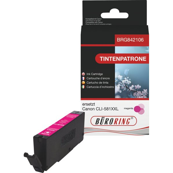 4016058039738 - Tintenpatrone magenta für Canon PIXMA TS6150  6250  8150  8250 4016058039738 Büroring