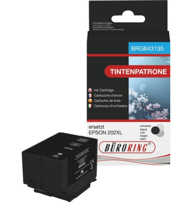 Druckerpatrone BRG843135 (kompatibel zu Epson), schwarz, ca. 550 Seiten