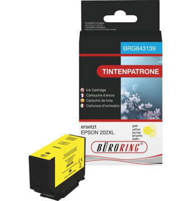Druckerpatrone BRG843139 (kompatibel zu Epson), gelb, ca. 650 Seiten