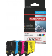 Druckerpatrone BRG843150 (kompatibel mit Epson), farbig, 1 x 12 ml, 3 x 11 ml