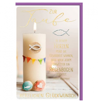 Gl&uuml;ckwunschkarten 5326-22157 bunt