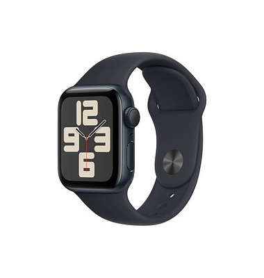 Apple Watch SE 40 mm Aluminium (GPS) Sportarmband ML  mitternacht