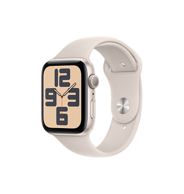 Apple Watch SE 44 mm Aluminium (GPS) Sportarmband SM  polarstern
