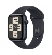 Apple Watch SE 44 mm (GPS) Sportarmband ML  mitternacht
