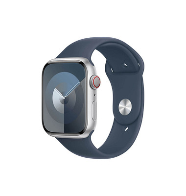 Apple Watch Series 9 45 mm Aluminium (GPS+Cellular) Sportarmband ML  silber