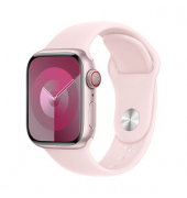 Apple Watch Series 9 45 mm Aluminium (GPS+Cellular) Sportarmband ML  pink