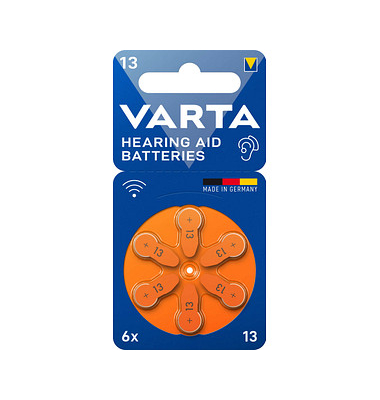 6 VARTA Knopfzellen 13 1,45 V