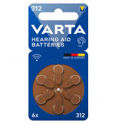 6 VARTA Knopfzellen 312 1,45 V