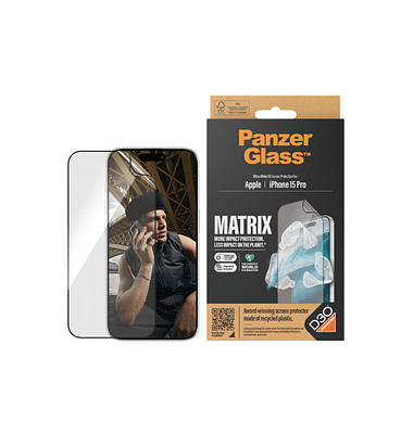 PanzerGlass™ D30 Matrix UWF mit Applikator Display-Schutzfoliefür Smartphone