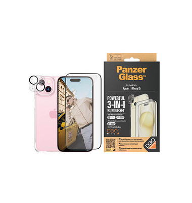 PanzerGlass™ 3-in-1 Schutz-Setfür Smartphone