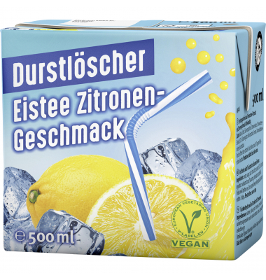 Durstlöscher Eistee Zitrone 27640 TetraPak 0,5l