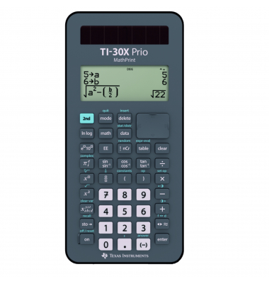 Schulrechner TI-30X Prio MathPrint schwarz, hochauflösendes Display Schulrechner TI-30X Prio MathPrint schwarz, hochauflösendes Display