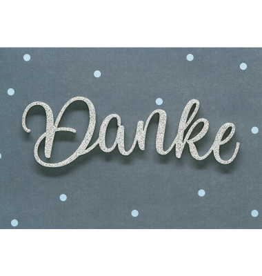 Dankeskarten 778-1052 300g Dankesch&ouml;n mehrfarbig Karton FSC