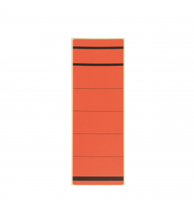 selbstklebende Rückenschilder E-737814 00 rot 61,5x192mm (BxH) selbstklebend 
