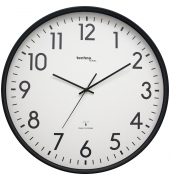  Funkuhr WT 8998, schwarz, 50,5cm, rund, analog